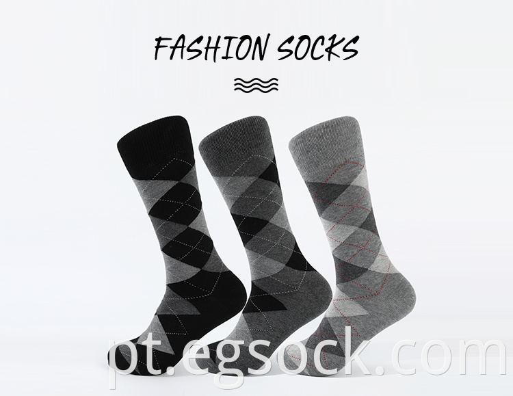 Geometric Pattern Modal Formal Socks